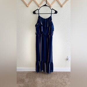 Banana Republic Multicolor Striped Maxi Dress